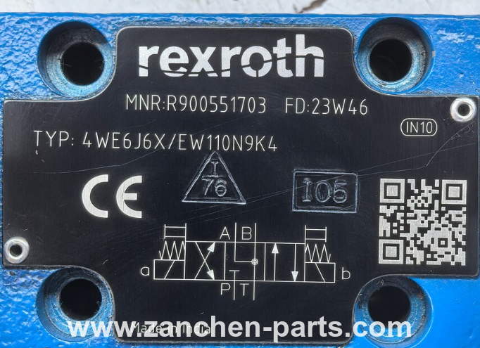 Rexroth R900551703 Proportional Directional Valve 4WE6J6X/EW110N9K4
